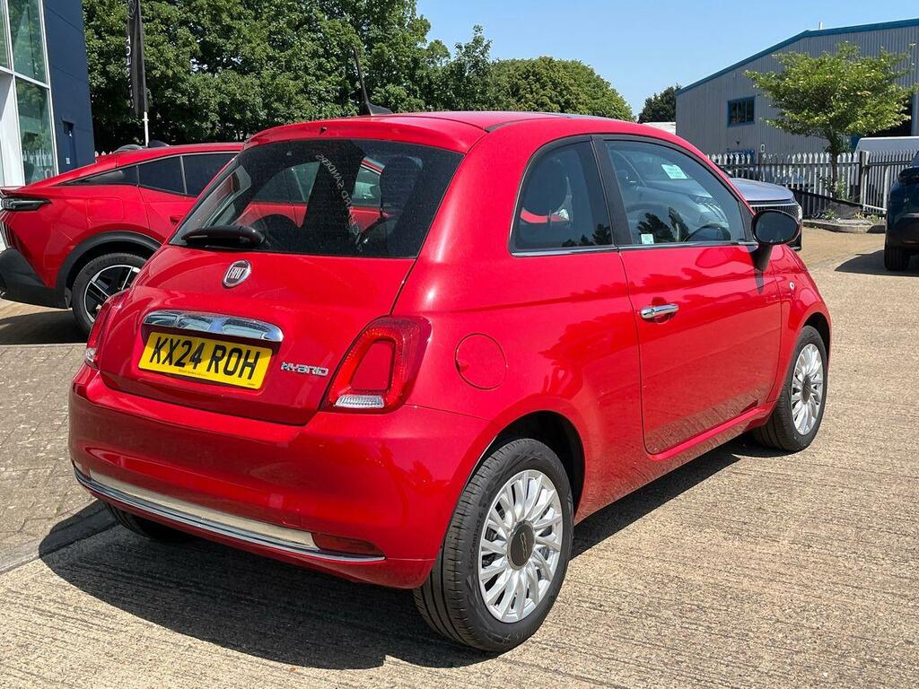 Fiat 500 1.0 Mhev Hatchback Euro 6 Ss KX24ROH Red #3