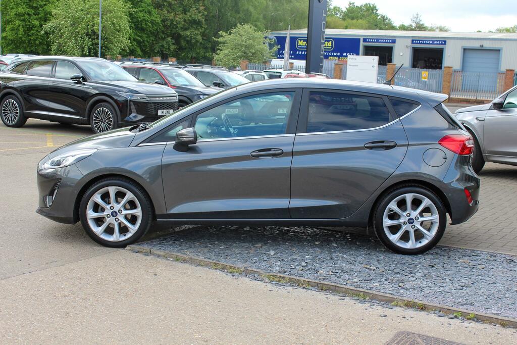 Ford Fiesta 1.0T Ecoboost Titanium Hatchback E EA67OMM Grey #4