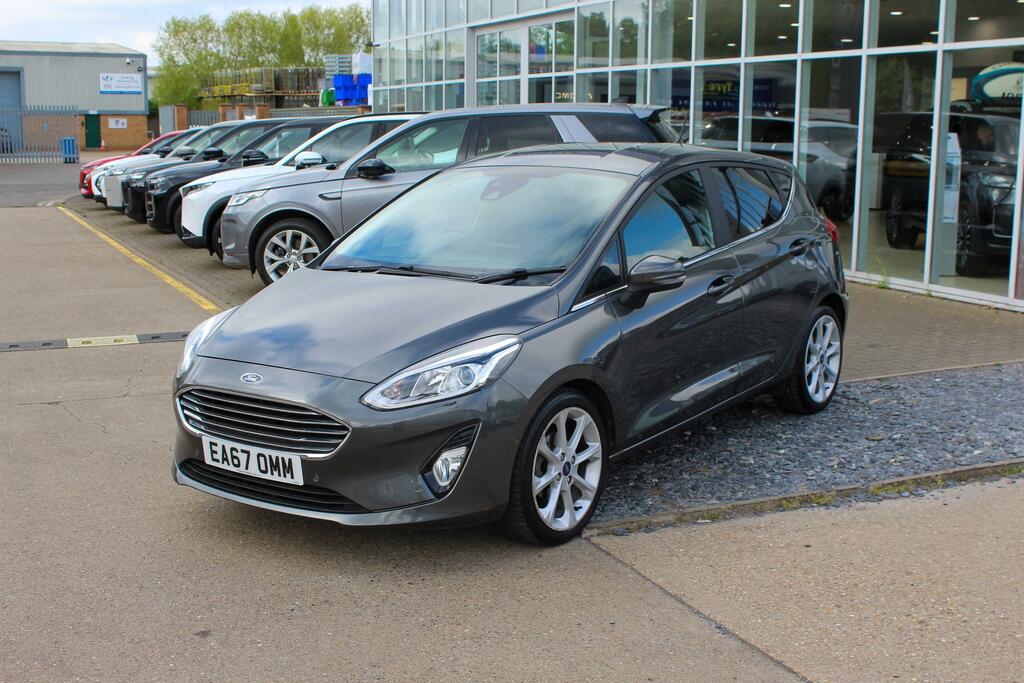 Ford Fiesta 1.0T Ecoboost Titanium Hatchback E EA67OMM Grey #3
