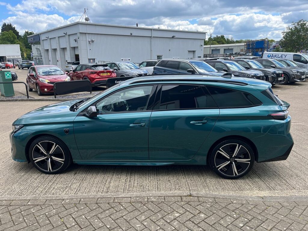 Peugeot 308 SW 1.2 Puretech Gt Estate Eat Euro 6 Ss HT72UXW Blue #6