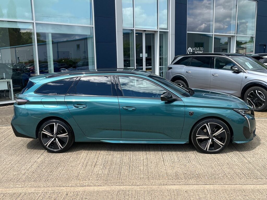 Peugeot 308 SW 1.2 Puretech Gt Estate Eat Euro 6 Ss HT72UXW Blue #2