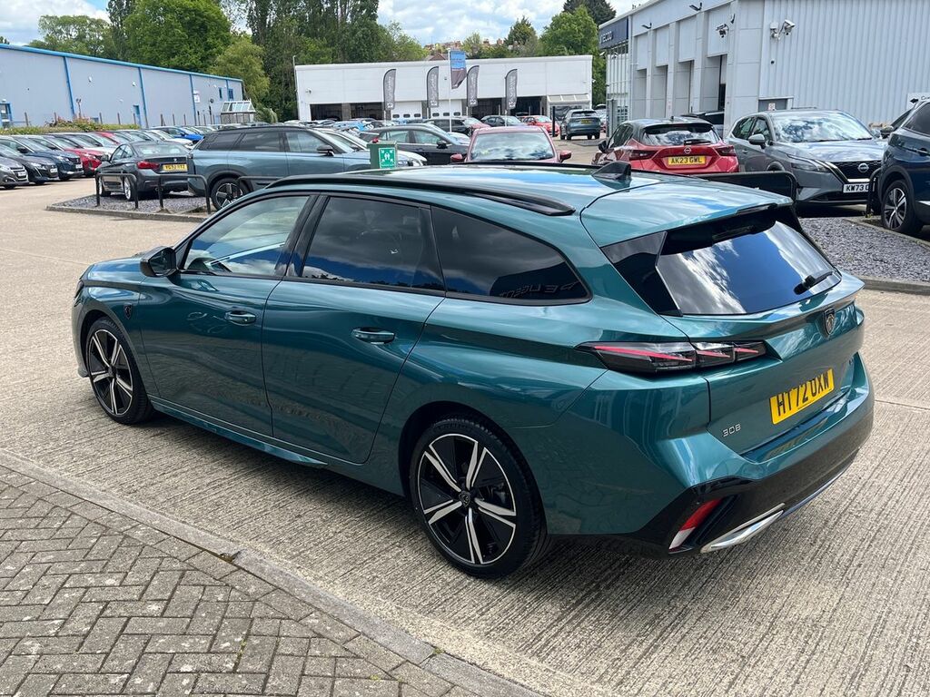 Peugeot 308 SW 1.2 Puretech Gt Estate Eat Euro 6 Ss HT72UXW Blue #5