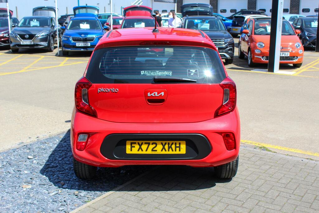 Kia Picanto 1.0 Dpi 1 Hatchback Euro 6 Ss FX72XKH Red #6