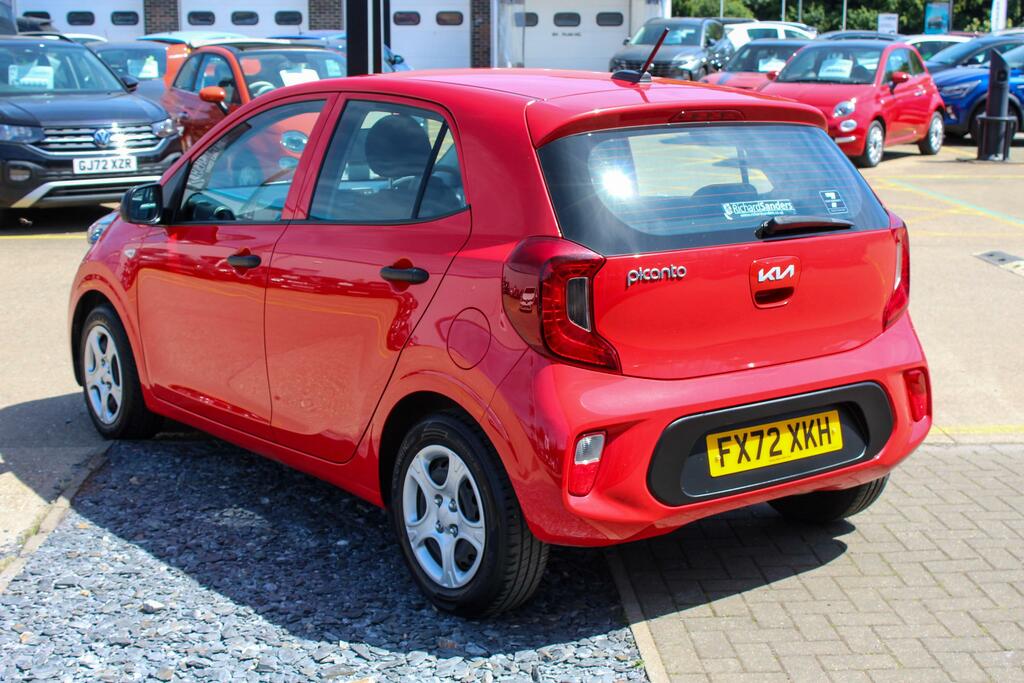 Kia Picanto 1.0 Dpi 1 Hatchback Euro 6 Ss FX72XKH Red #5