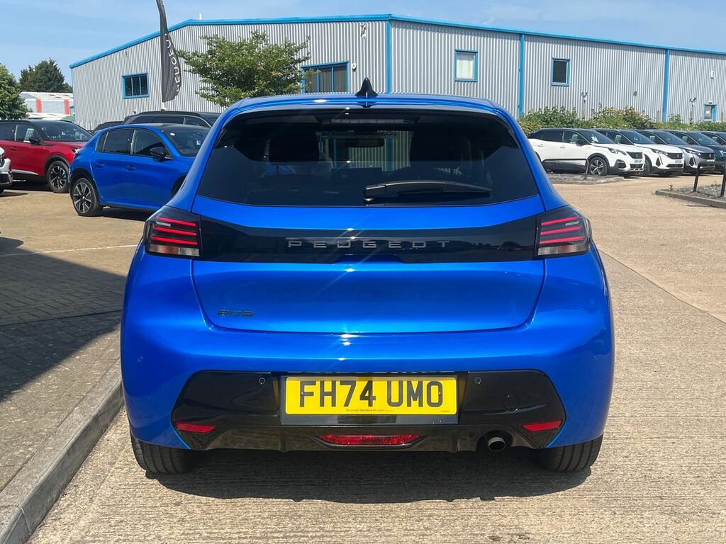 Peugeot 208 1.2 Puretech Allure Hatchback Eu FH74UMO Blue #4