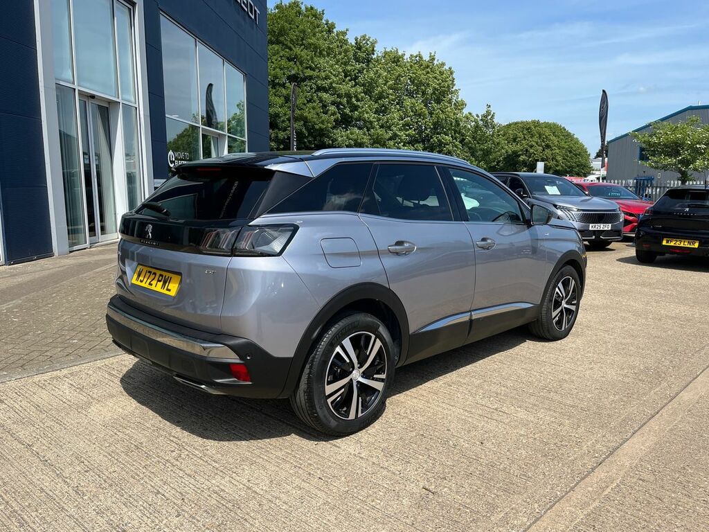 Peugeot 3008 1.2 Puretech Gt Suv Eat Euro 6 Ss 1 WJ72PWL Grey #3