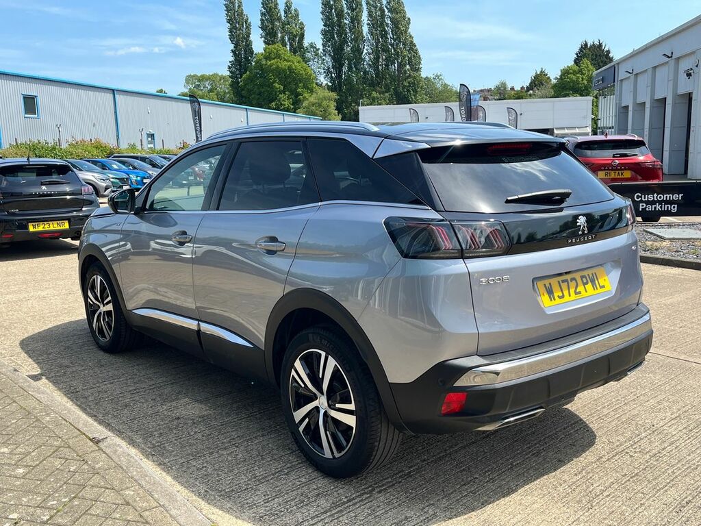 Peugeot 3008 1.2 Puretech Gt Suv Eat Euro 6 Ss 1 WJ72PWL Grey #5