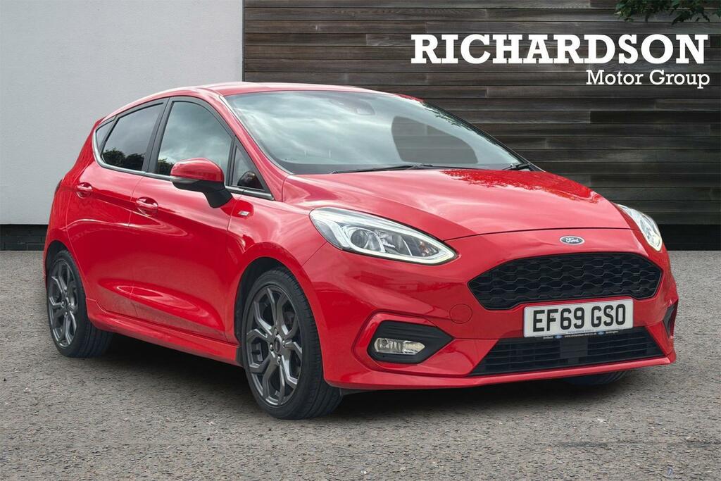Ford Fiesta 1.0T Ecoboost St-line Euro 6 Ss Red