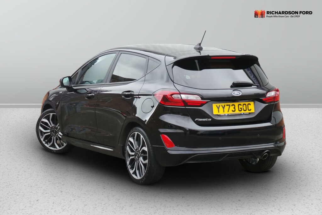 Ford Fiesta 1.0 Ecoboost St-line X YY73GOC Black #3