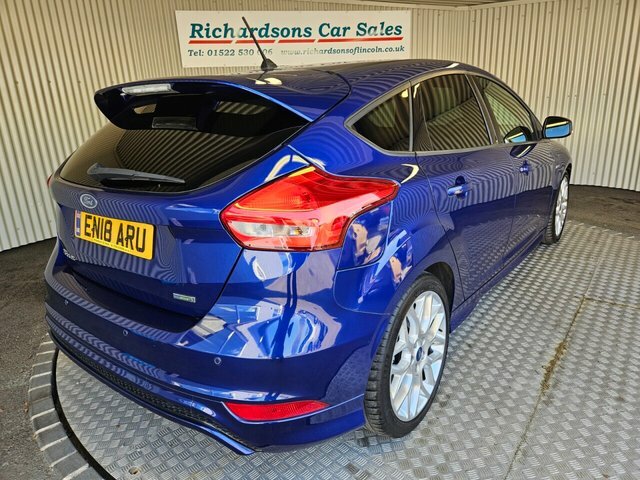 Ford Focus 1.0T Ecoboost St-line Hatchback EN18ARU Blue #3