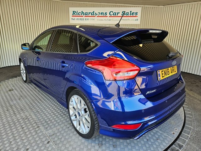 Ford Focus 1.0T Ecoboost St-line Hatchback EN18ARU Blue #6