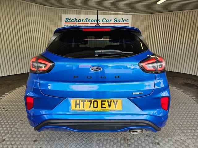 Ford Puma 1.0T Ecoboost Mhev St-line Suv E HT70EVY Blue #4
