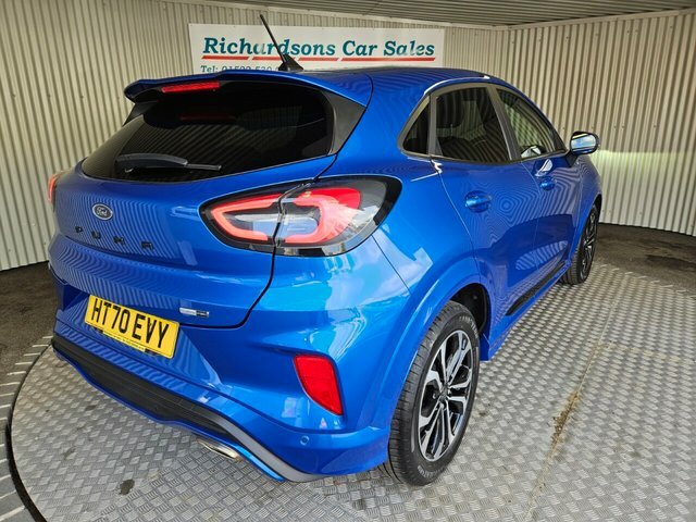 Ford Puma 1.0T Ecoboost Mhev St-line Suv E HT70EVY Blue #3