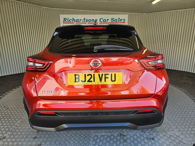 Nissan Juke 1.0 Dig-t Tekna Suv Dct Euro 6 S BJ21VFU Red #4