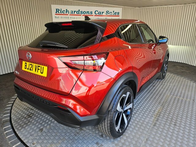 Nissan Juke 1.0 Dig-t Tekna Suv Dct Euro 6 S BJ21VFU Red #3