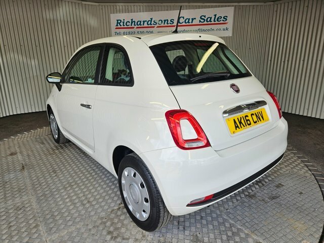 Fiat 500 1.2 Pop Hatchback Euro 6 S S AK16CNV White #6