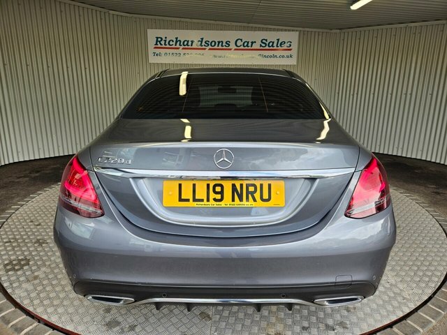 Mercedes-Benz C Class 2.0 C220d Amg Line Saloon G-tronic Eur LL19NRU Grey #4