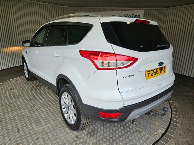 Ford Kuga 2.0 Tdci Titanium Suv Awd Euro 6 FG66VPJ White #6