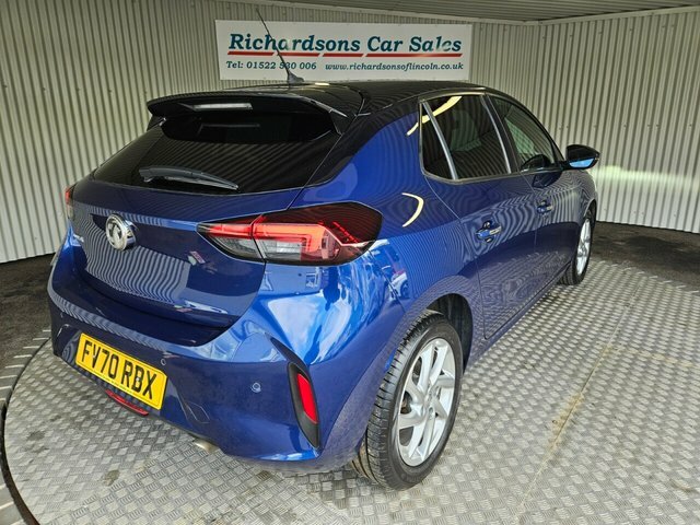 Vauxhall Corsa 1.2 Turbo Sri Hatchback Euro 6 FV70RBX Blue #3
