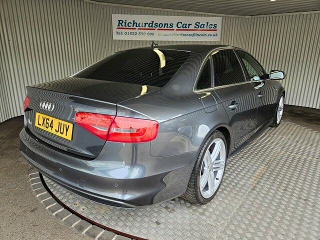 Audi A4 2.0 Tdi S Line Saloon Multitronic Euro LX64JUY Grey #3