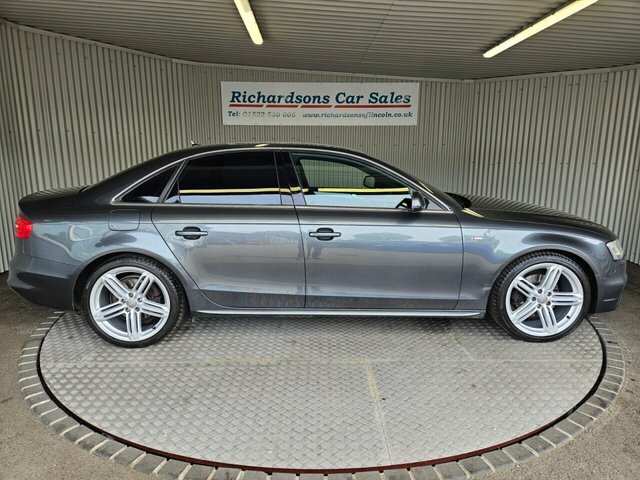 Audi A4 2.0 Tdi S Line Saloon Multitronic Euro LX64JUY Grey #2