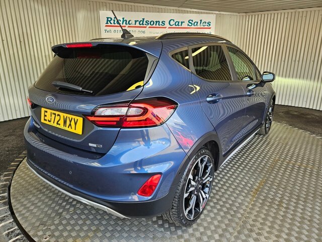 Ford Fiesta 1.0T Ecoboost Mhev Active X Edition Hatchback EJ72WXY Blue #3