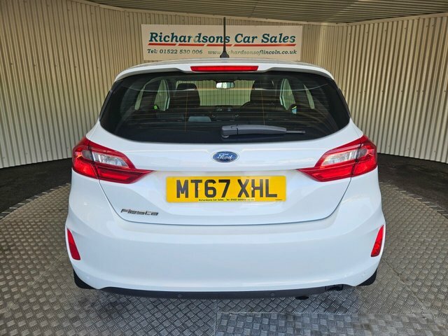 Ford Fiesta 1.1 Ti-vct Zetec Hatchback Euro MT67XHL White #4