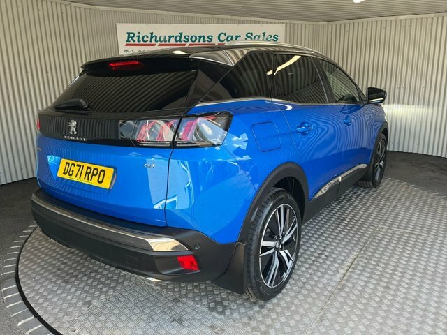 Peugeot 3008 1.2 Puretech Gt Premium Suv Eat Euro 6 DG71RPO Blue #3