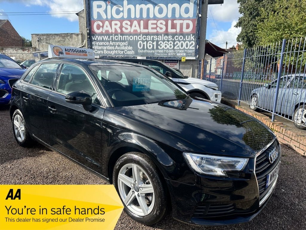 Audi A3 2L Sportback Tdi Se Technik WM19PVW Black