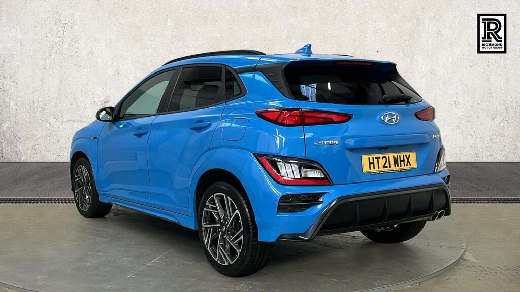 Hyundai Kona 1.0 T-gdi Mhev N Line Suv Hybrid HT21WHX Blue #3
