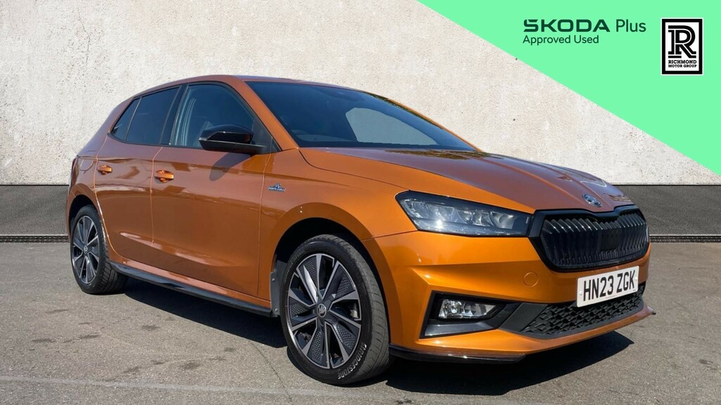Skoda Fabia 1.0 Tsi Monte Carlo Hatchback Eu Orange