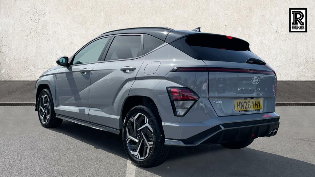 Hyundai Kona 1.6 T-gdi N Line Suv Dct Euro 6 Ss Grey #3