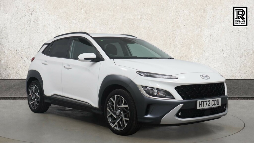 Hyundai Kona 1.6 H-gdi Premium Suv Hybrid Dct Euro 6 White