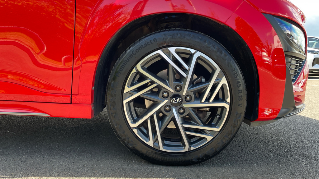 Hyundai Kona 1.0 T-gdi Mhev N Line Suv Hybrid AV23ZNR Red #5