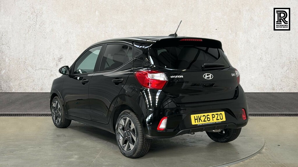 Hyundai I10 1.0 Advance Hatchback Euro 6 Ss HK26PZO Black #3