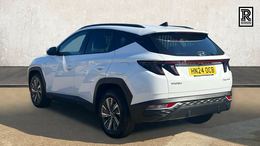 Hyundai Tucson 1.6 T-gdi Mhev Se Connect Suv Hybrid Dc HN24OCB White #3