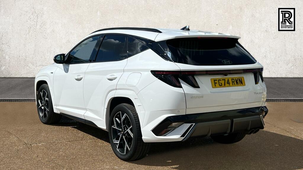 Hyundai Tucson 1.6 T-gdi N Line Suv Euro 6 Ss FG74RWN White #3