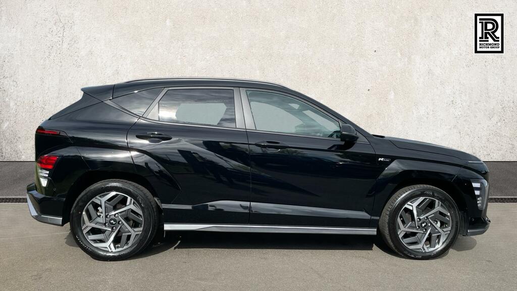 Hyundai Kona 1.6 H-gdi N Line S Suv Hybrid Dct Euro HV25VTU Black #4