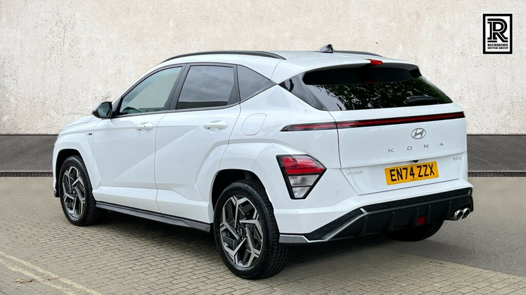 Hyundai Kona 1.6 H-gdi N Line Suv Hybrid Dct Euro 6 EN74ZZX White #3