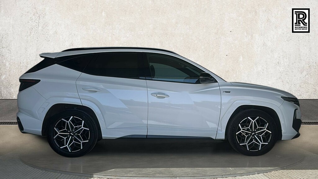 Hyundai Tucson 1.6 H T-gdi N Line S Suv Hybrid Eu HV23YMU White #4