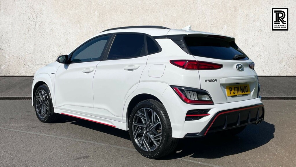 Hyundai Kona 1.0 T-gdi Mhev N Line Suv Hybrid White #3