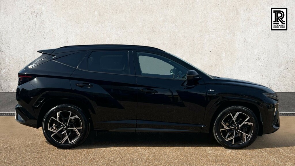Hyundai Tucson 1.6 T-gdi N Line Suv Euro 6 Ss HV74VZZ Black #4