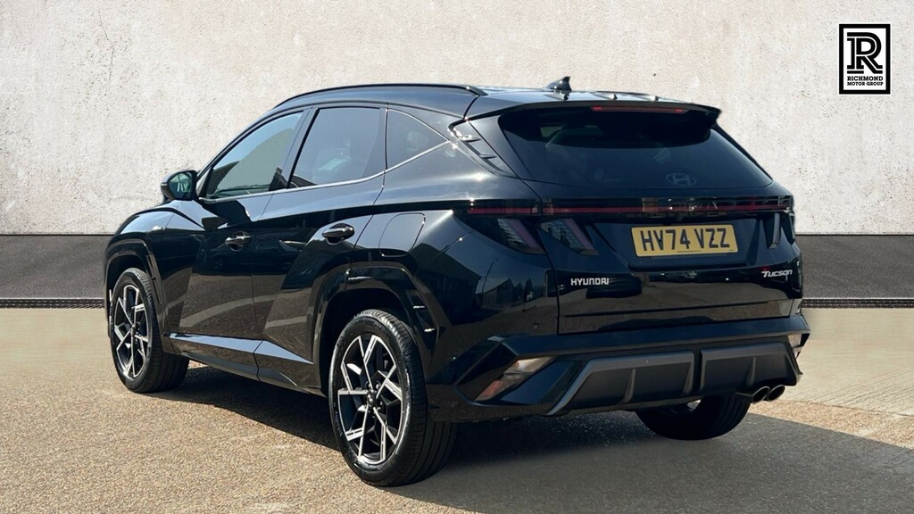 Hyundai Tucson 1.6 T-gdi N Line Suv Euro 6 Ss HV74VZZ Black #3