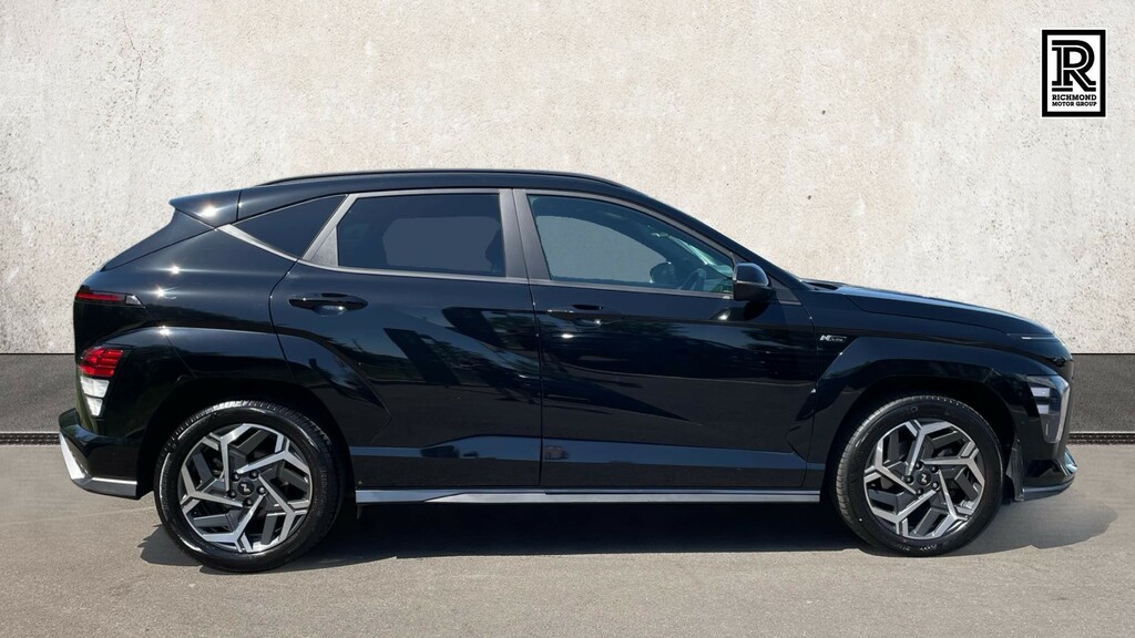 Hyundai Kona 1.6 H-gdi N Line Suv Hybrid Dct Euro 6 ISZ6670 Black #4