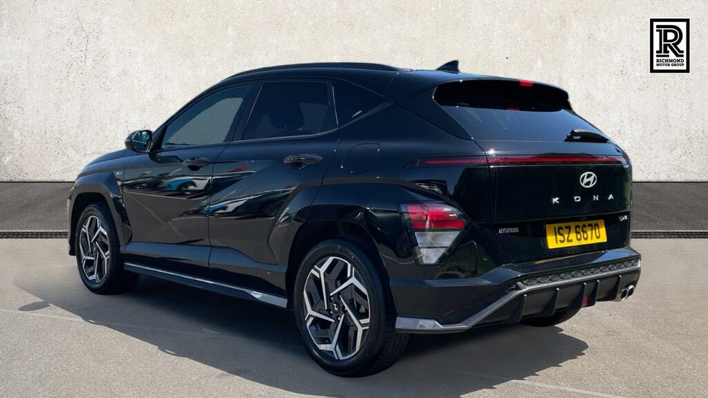 Hyundai Kona 1.6 H-gdi N Line Suv Hybrid Dct Euro 6 ISZ6670 Black #3