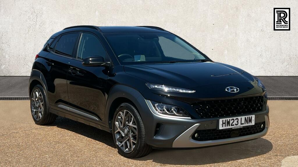 Hyundai Kona 1.6 H-gdi Ultimate Suv Hybrid Dct Euro Black