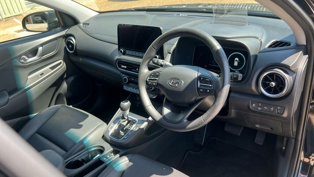 Hyundai Kona 1.6 H-gdi Ultimate Suv Hybrid Dct Euro HW23LNM Black #6