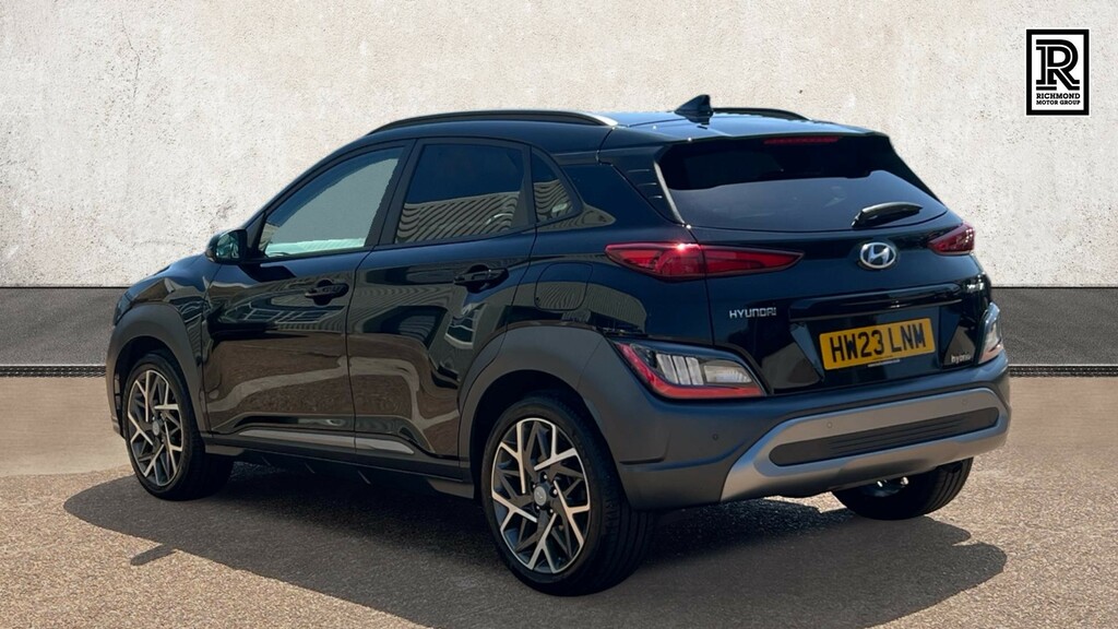 Hyundai Kona 1.6 H-gdi Ultimate Suv Hybrid Dct Euro HW23LNM Black #3
