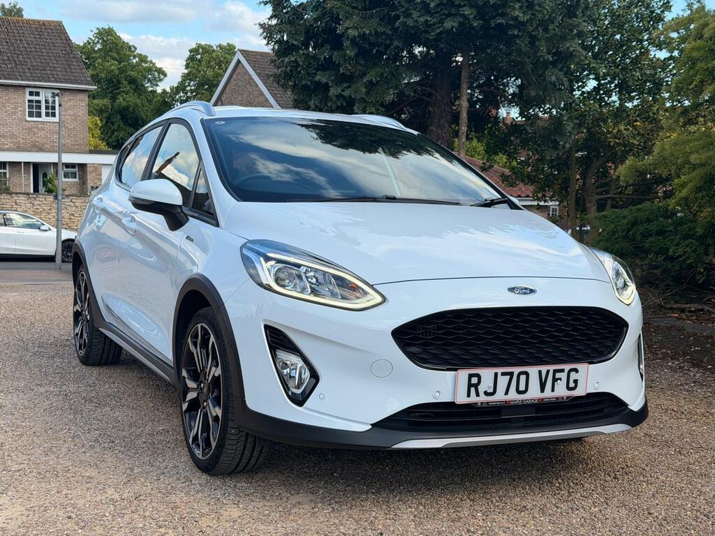 Ford Fiesta 1.0T Ecoboost Active X Edition Dct Euro 6 Ss RJ70VFG White #4
