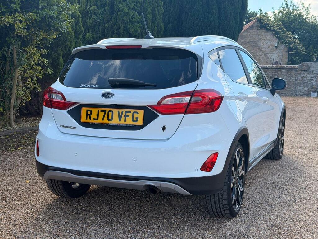 Ford Fiesta 1.0T Ecoboost Active X Edition Dct Euro 6 Ss RJ70VFG White #2